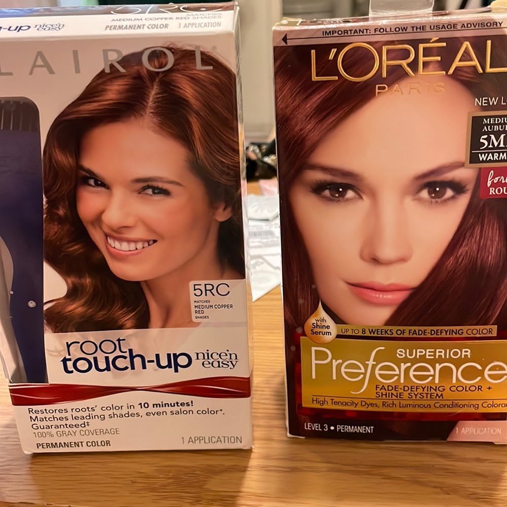 Hair color & root touch up bundle